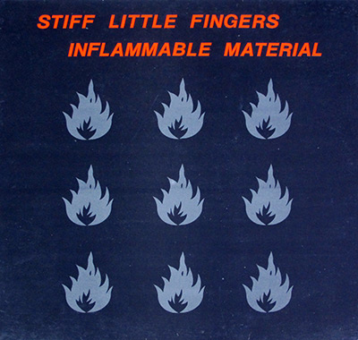 STIFF LITTLE FINGERS - Inflammable Material album front cover vinyl record
